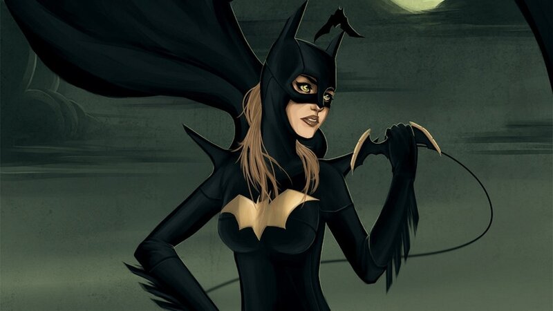 Woman in Bat Costume — Black, Dramatic, Night