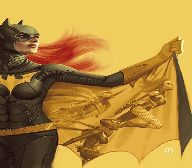 Woman in Bat Costume — Yellow