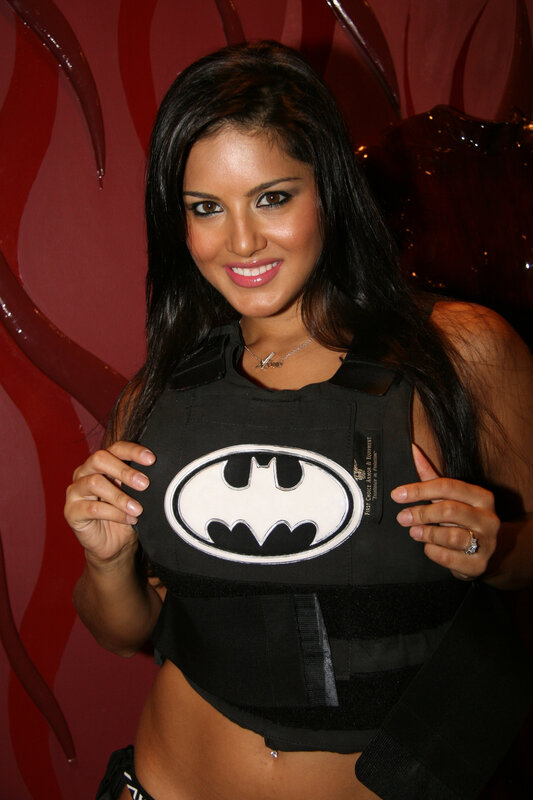 woman in batman vest