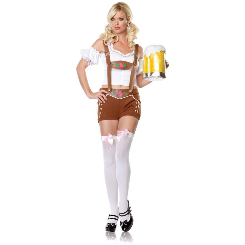 woman in bavarian costume