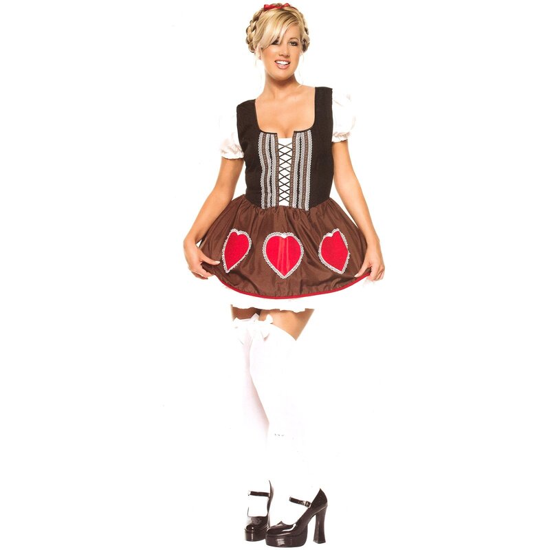woman in bavarian costume
