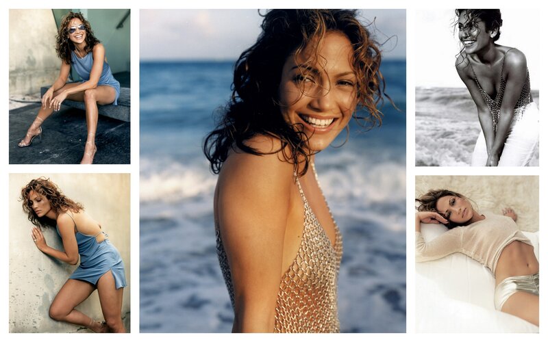 Woman in Beachwear — Blue