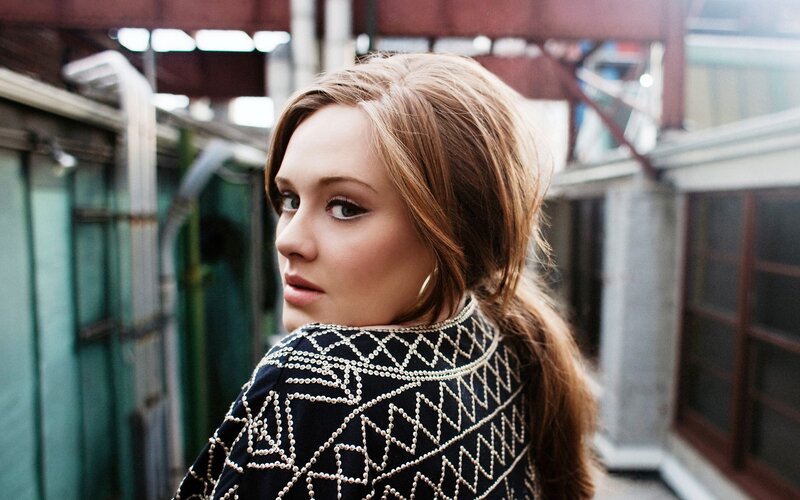 woman in beaded top