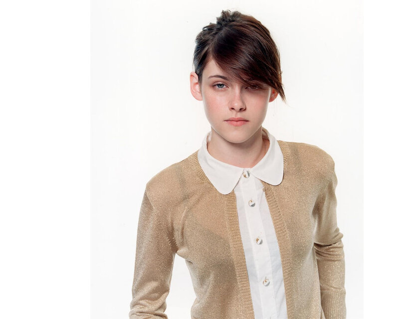 woman in beige cardigan