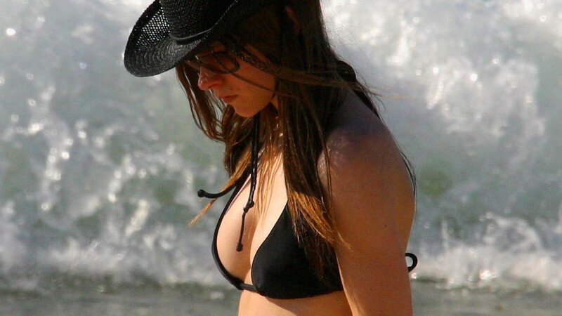 woman in bikini at beach