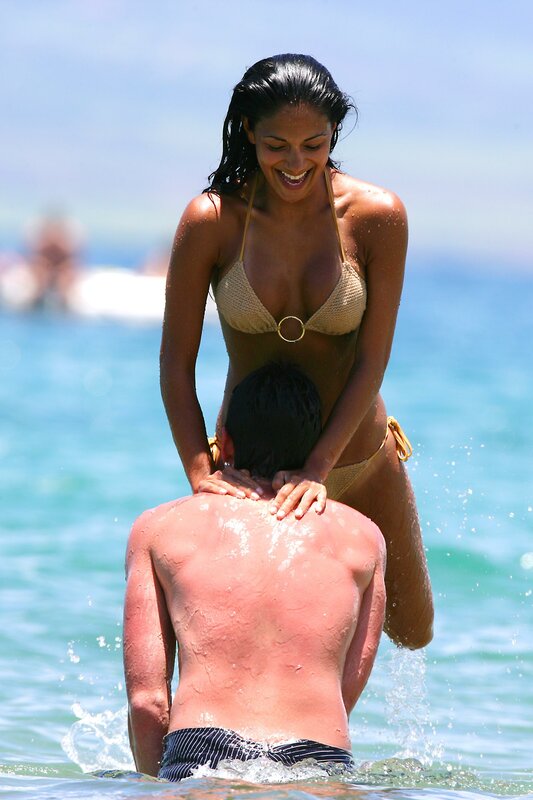 woman in bikini at beach