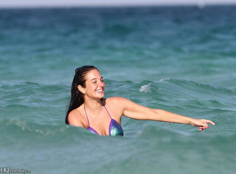 woman in bikini at beach