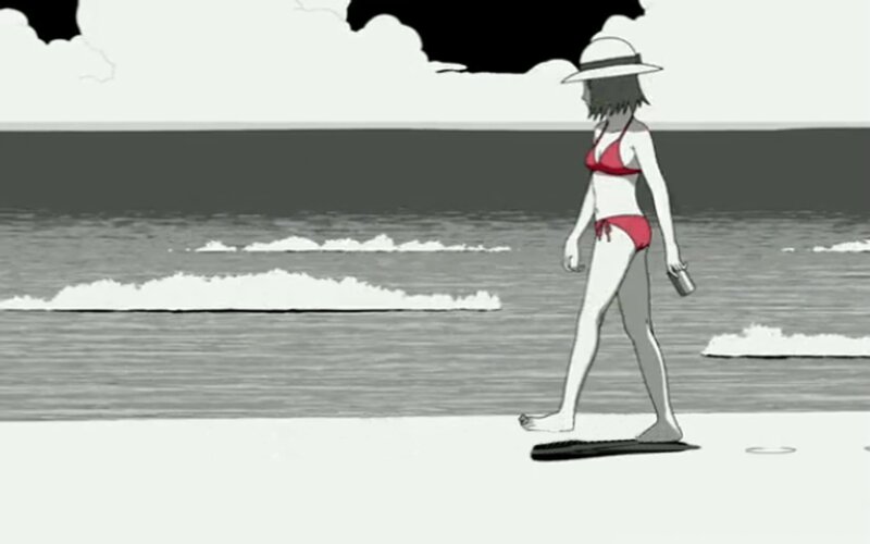woman in bikini at beach