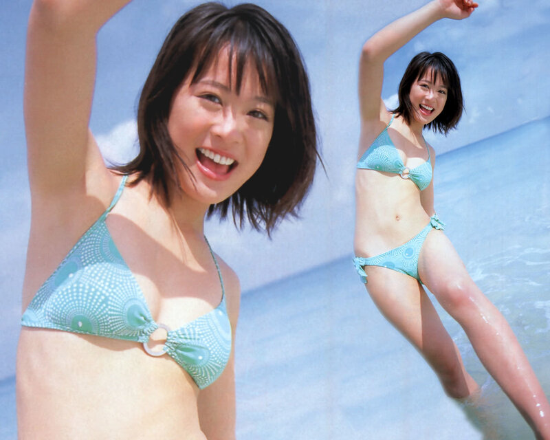 woman in bikini at beach