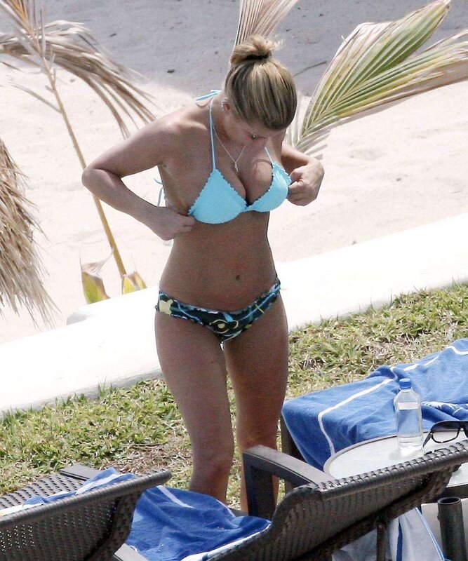 woman in bikini at beach