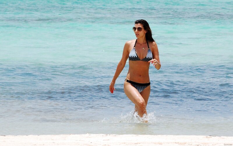 woman in bikini at beach