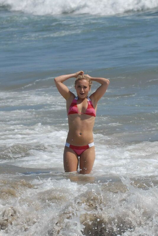 woman in bikini at beach