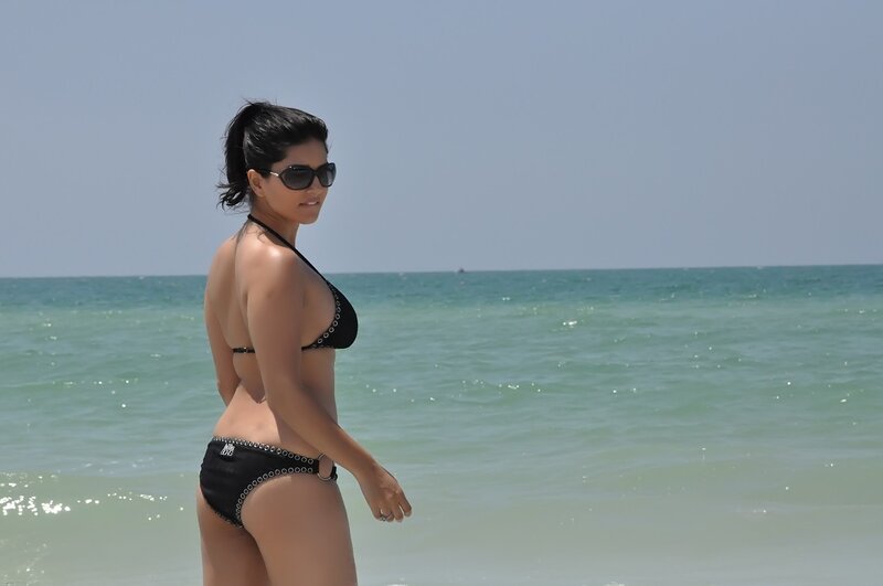 woman in bikini at beach