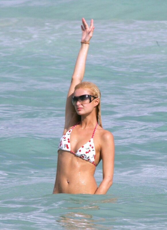 woman in bikini at beach