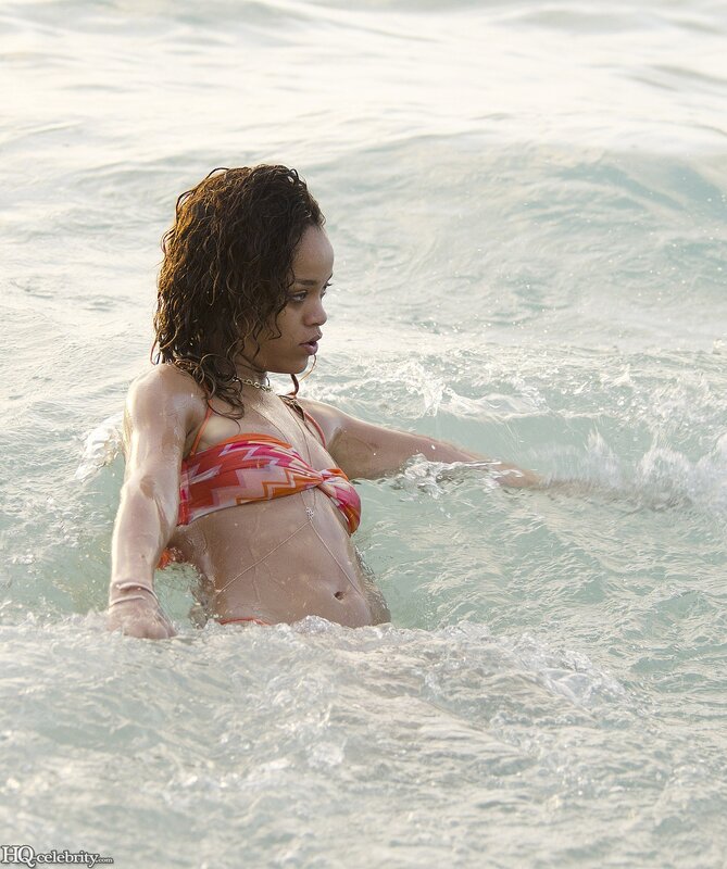 woman in bikini at beach