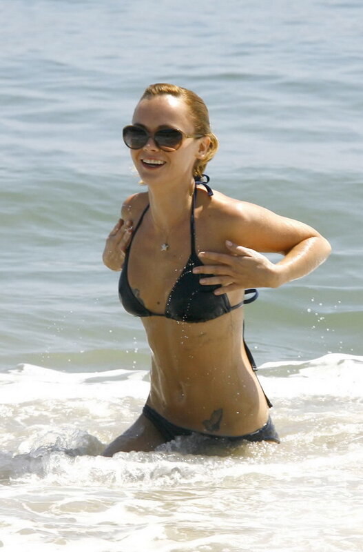 woman in bikini at beach