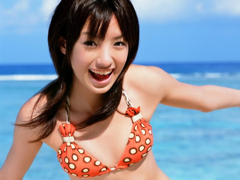 woman in bikini at beach