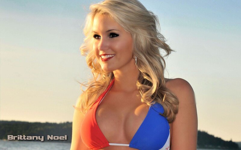 Woman in Bikini — Blue, Serene, Sunset