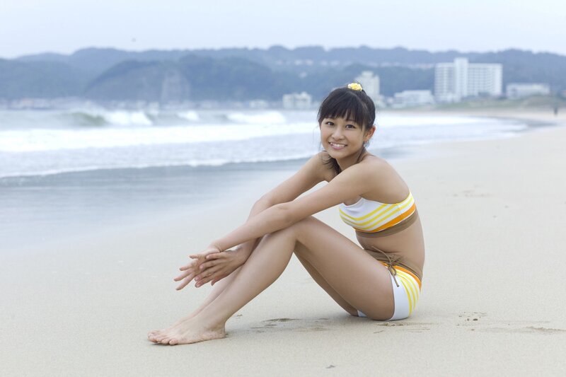 Woman in bikini on beach