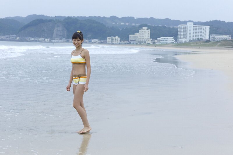 Woman in bikini on beach