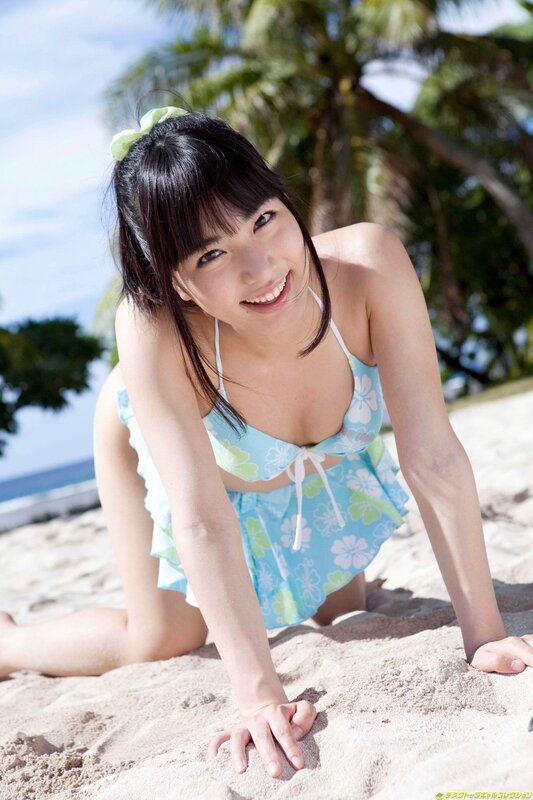Woman in bikini on beach