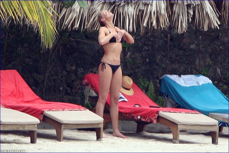 Woman in bikini on beach