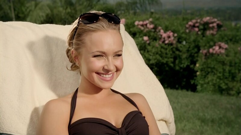 woman in bikini smiling