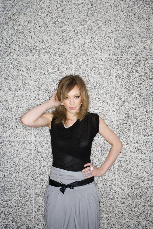 Woman in Black and Gray Dress — Confident, Photograph, Wall