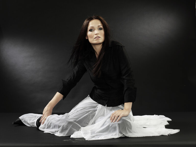 Woman in Black and White — Dramatic, Photograph, Black Shirt