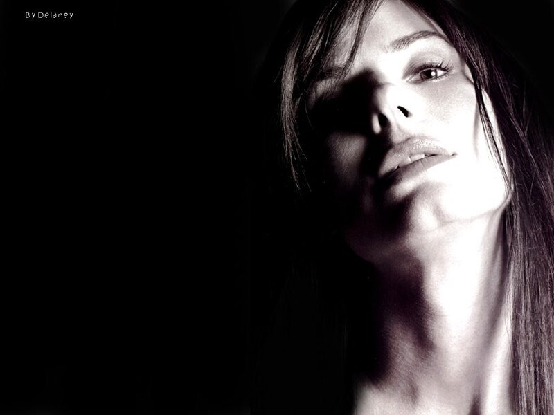 Woman in Black and White — Dramatic, Photograph, Hair, Face, Lighting, Gray