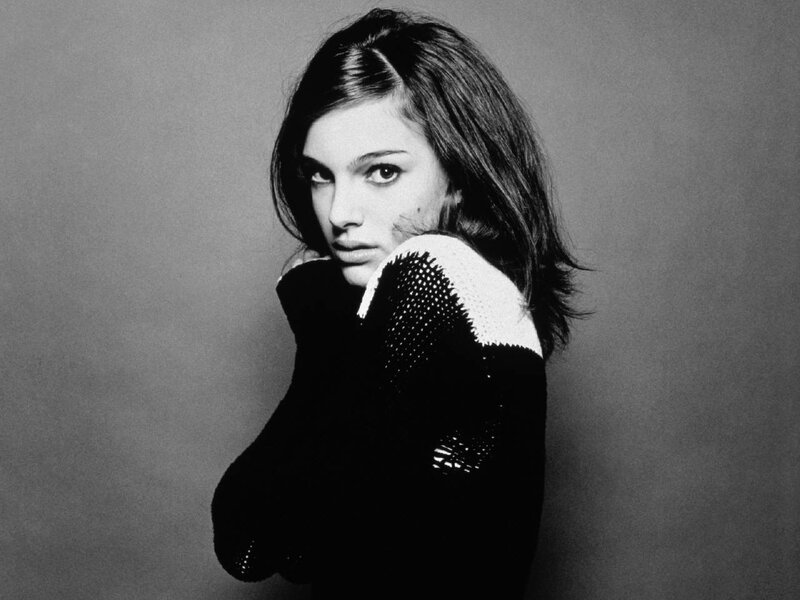 woman in black and white sweater