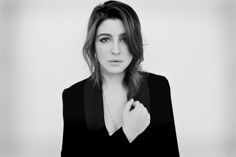 woman in black blazer