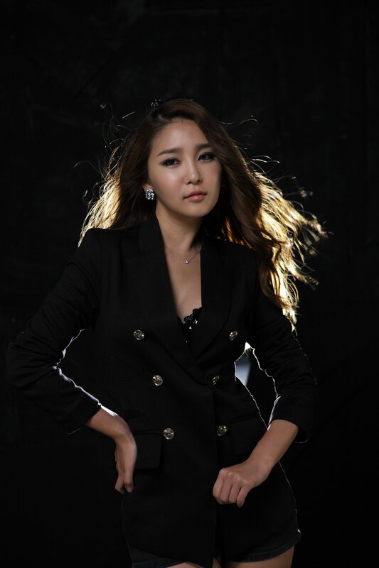 woman in black blazer