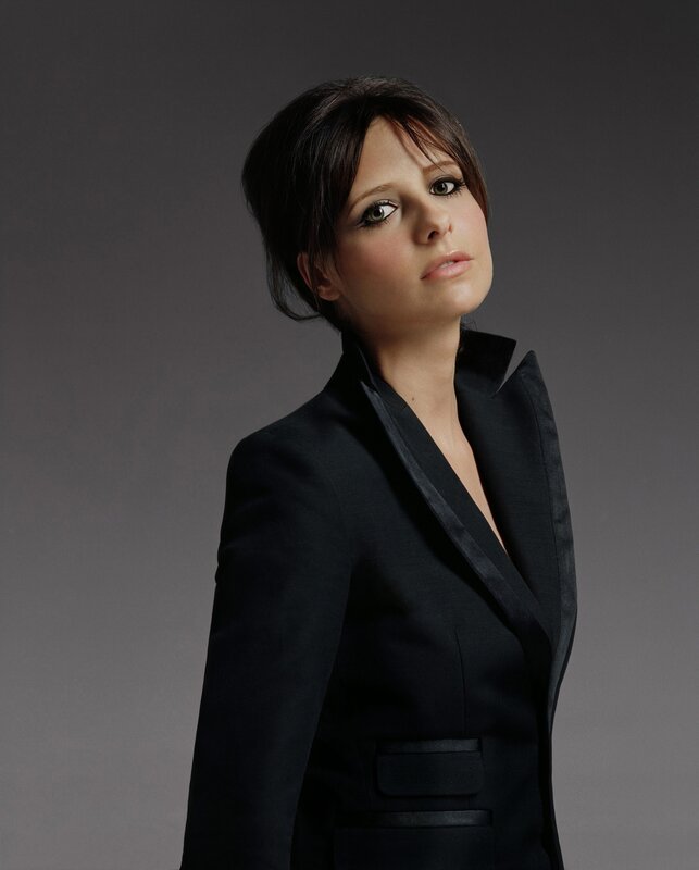 woman in black blazer