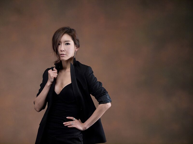 woman in black blazer