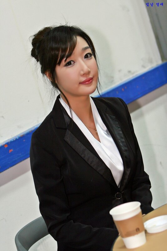 woman in black blazer