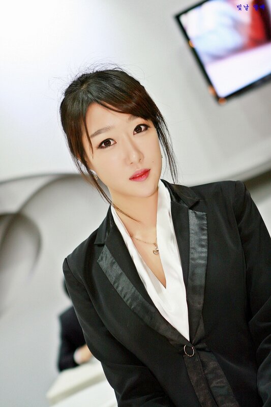 woman in black blazer