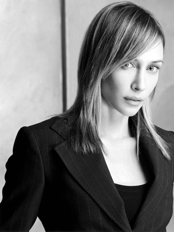 woman in black blazer