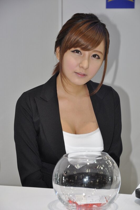 Woman in black blazer at event