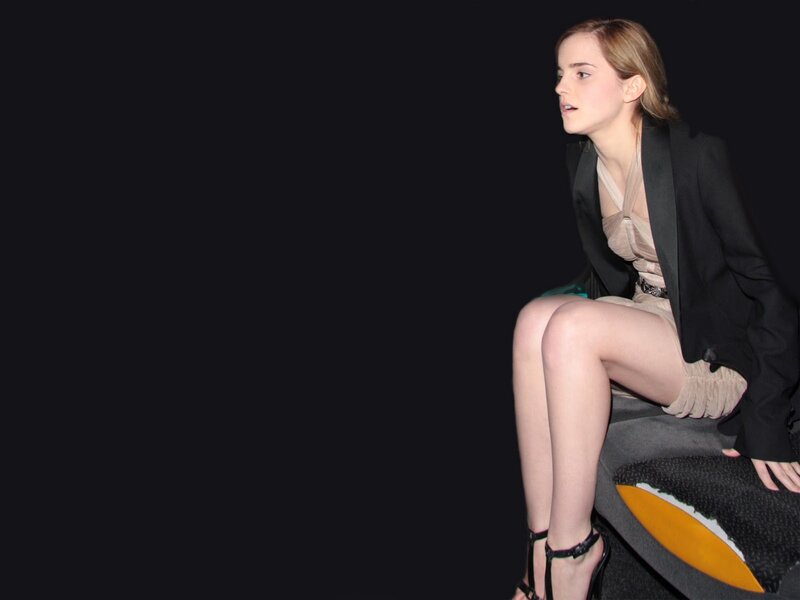 Woman in Black Blazer — Dramatic, Photograph, Dress