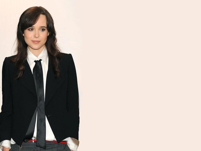 Woman in Black Blazer — Neutral, Photograph, White Shirt