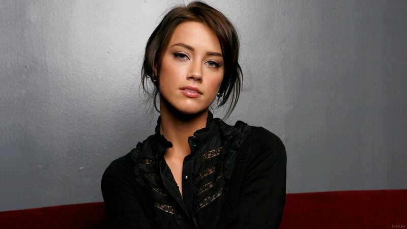 woman in black blouse
