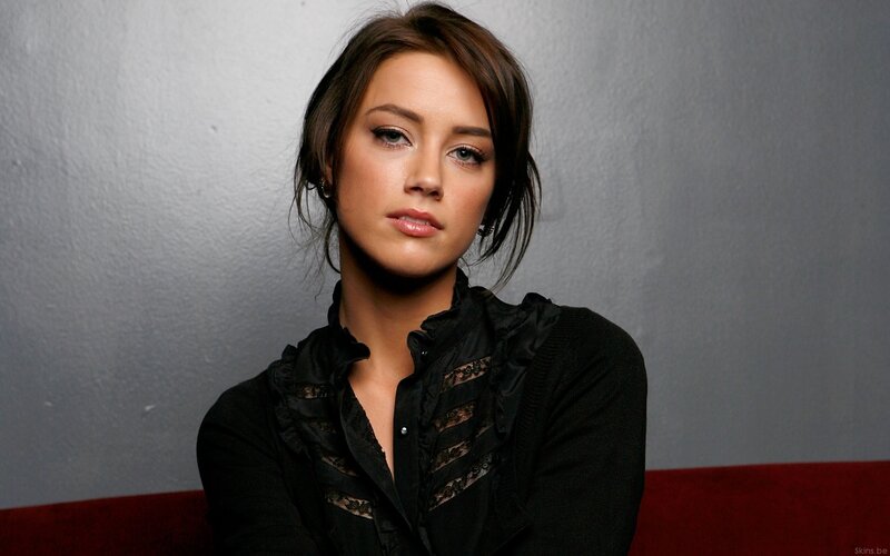 woman in black blouse