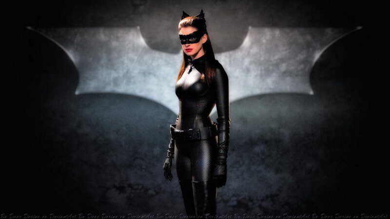Woman in Black Cat Suit — Dramatic