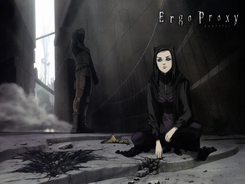 Woman in Black Cloak — Dramatic, Anime, Man in Armor