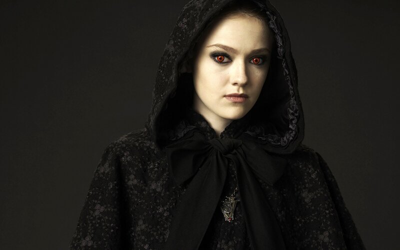 Woman in Black Cloak — Dramatic, Photograph, Hooded Cloak