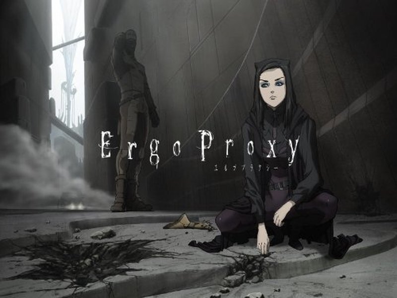 Woman in Black Cloak — Gray