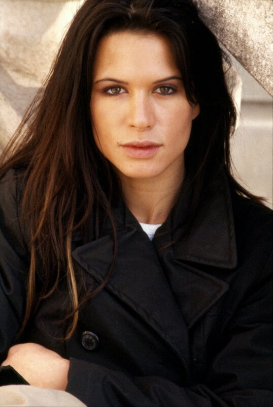 woman in black coat