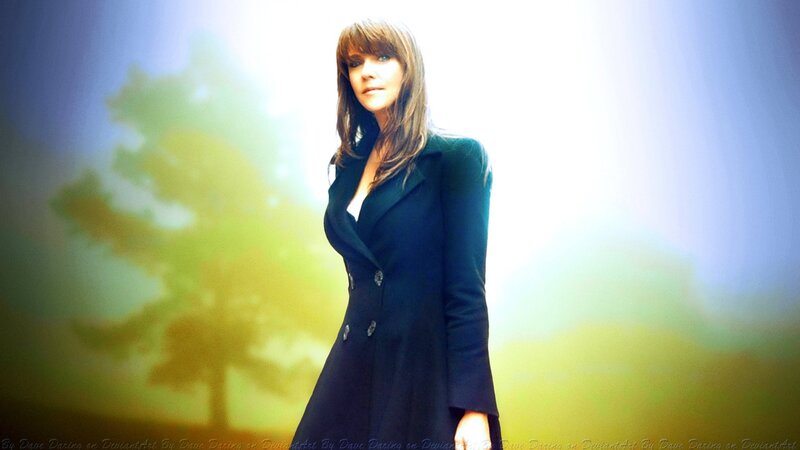 Woman in Black Coat — Dramatic, Photograph, Tree