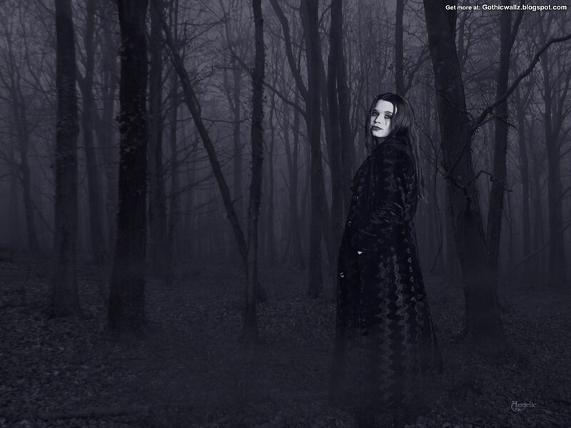 Woman in Black Coat — Mysterious